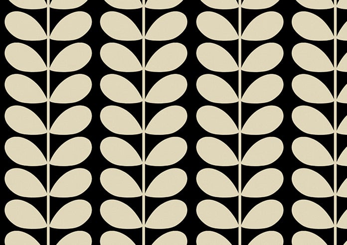 Orla Kiely Solid Stem, Black - Twist&Fit Roman Blind - Image 8